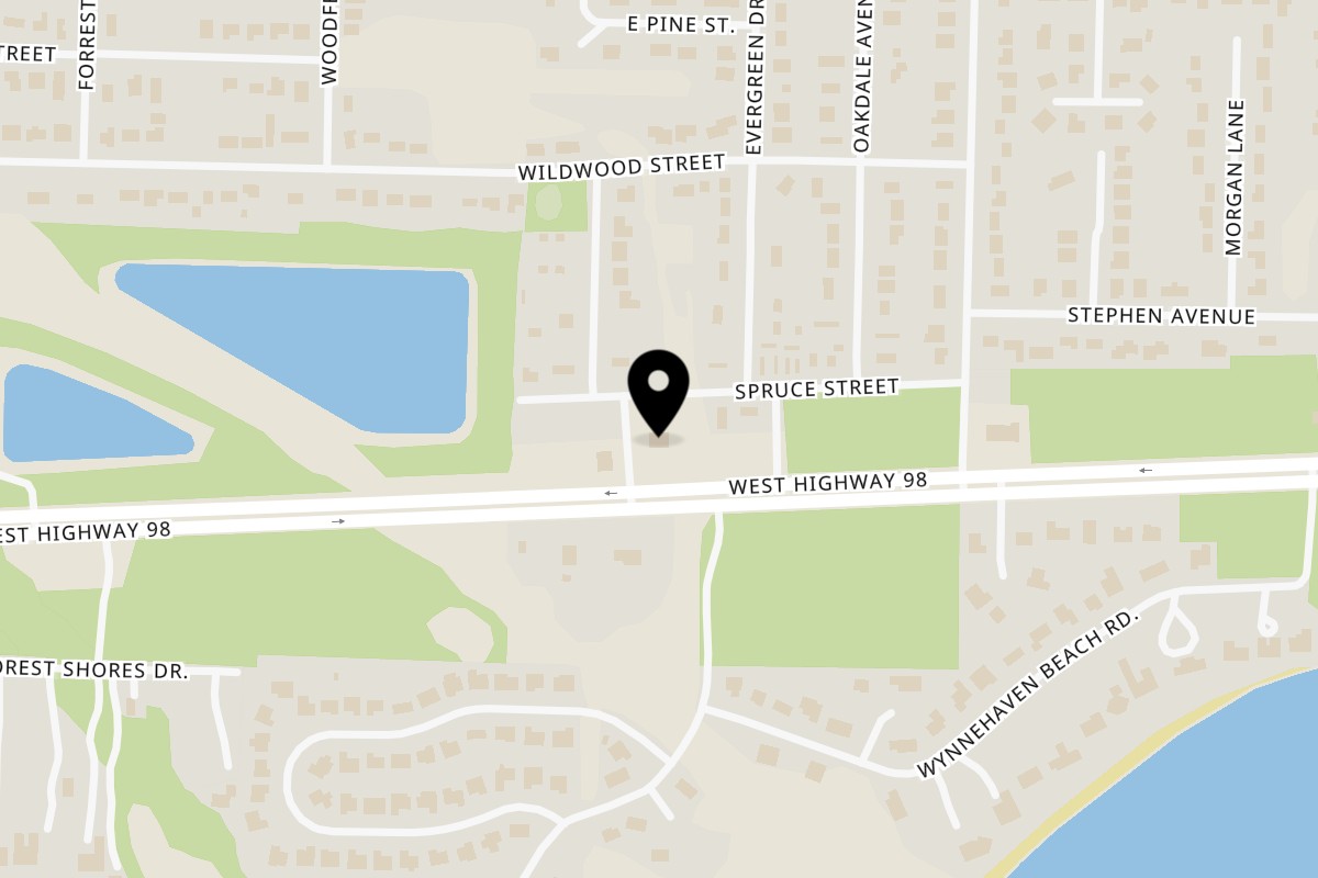 Map showing the location of Da' Matteo Ristorante Pizzeria on 3176 US-98 in Mary Esther